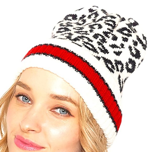 🆕Leopard print hat, so cute & cozy!✨Brand new! - Picture 1 of 2